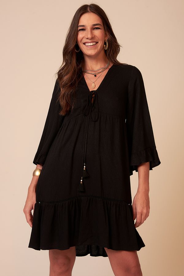 Vestido Curto Isla - Preto