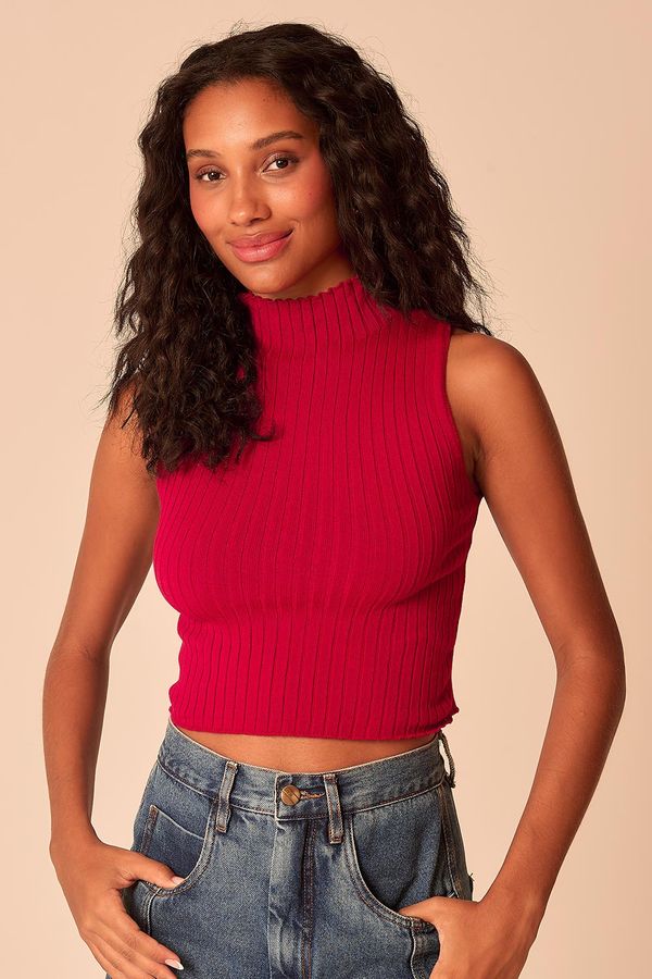 Blusa Tricot  Arizona - Vermelho