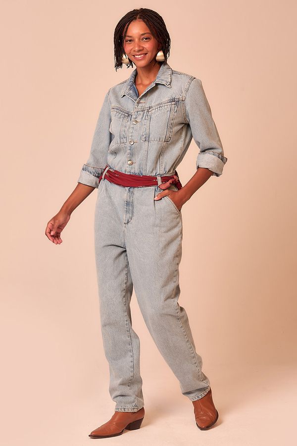 Macacão Jeans Jumper - Jeans