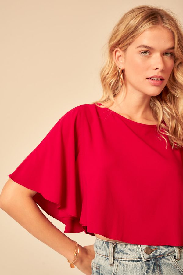 Blusa Jaspe - Vermelho