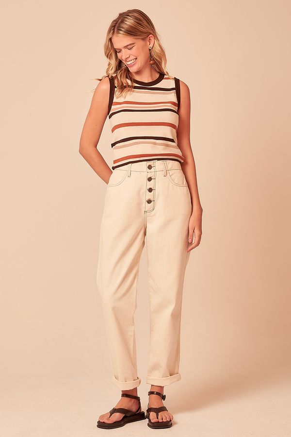 Blusa Tricot Listra Irregular - Listras