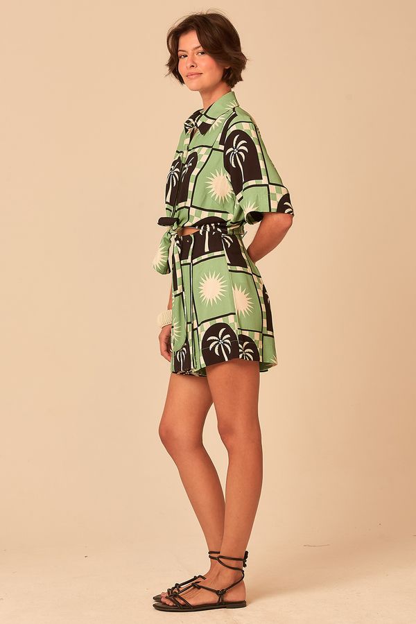 Camisa Tropical Tree - Estampado