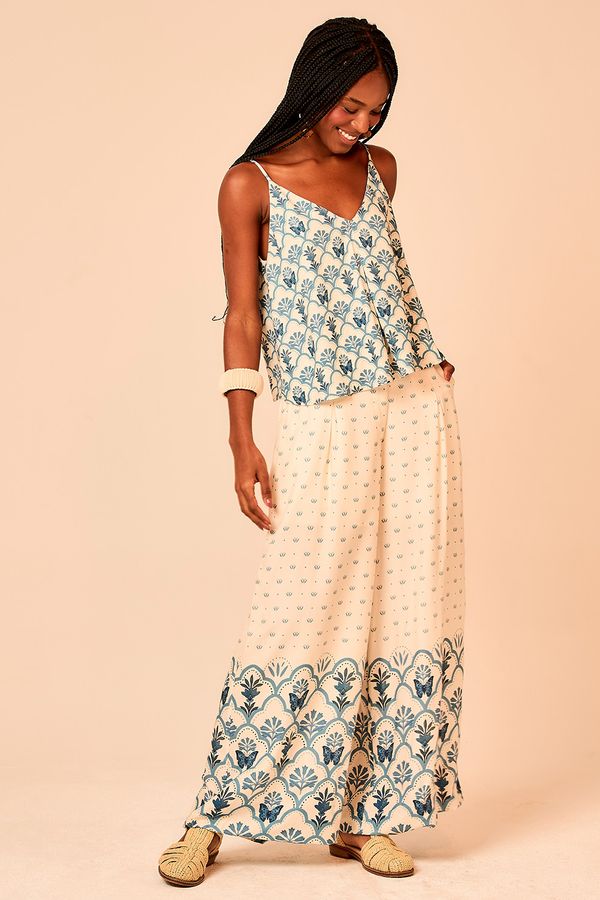 Calça Boho Blue - Estampado