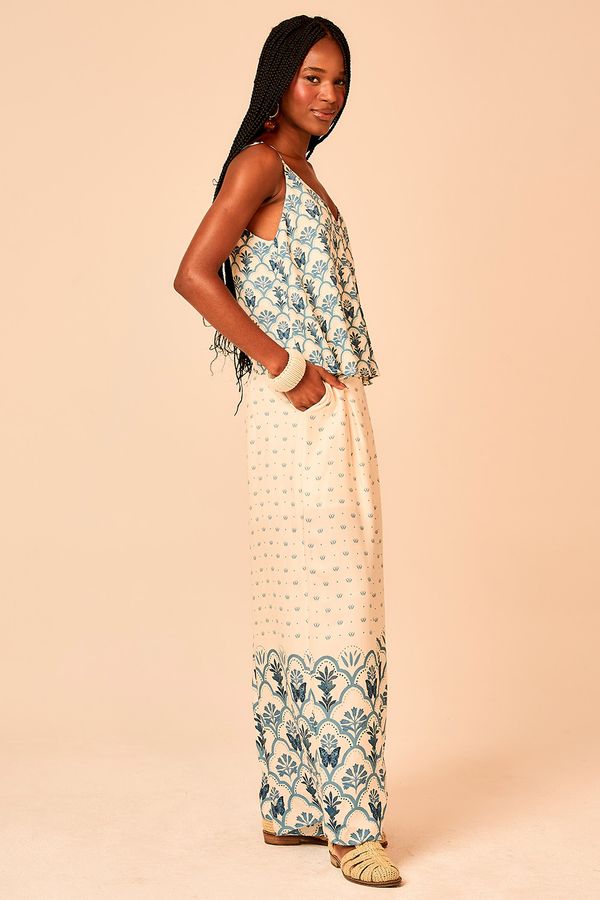 Calça Boho Blue - Estampado