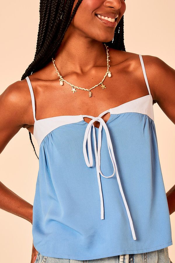 Blusa Ceu - Bicolor