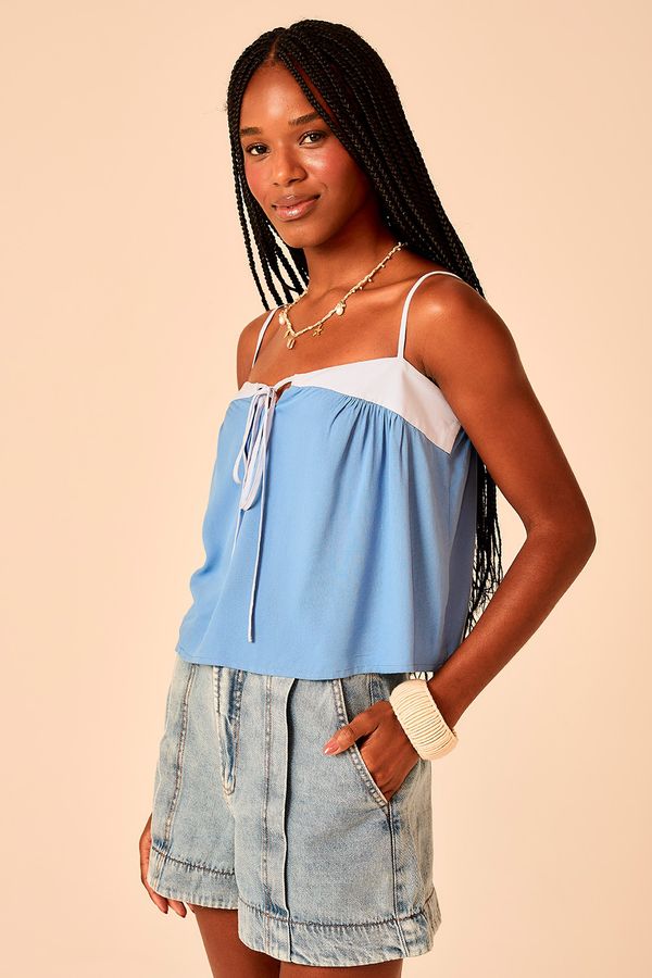Blusa Ceu - Bicolor