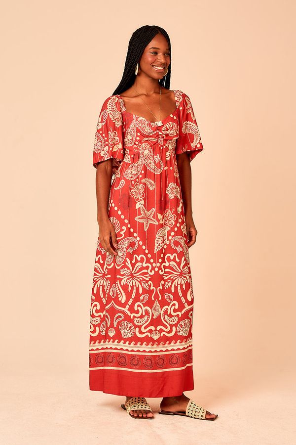 Vestido Cropped Marchilli - Estampado