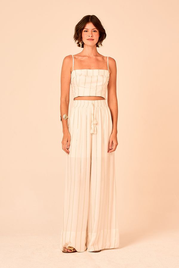 Top Chevron Lurex - Off