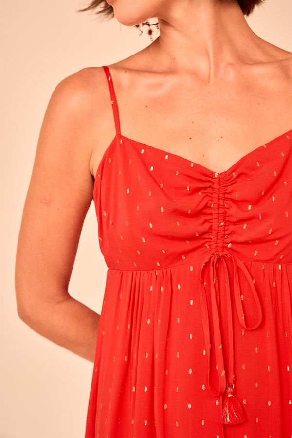 Vestido Curto Aura - Vermelho