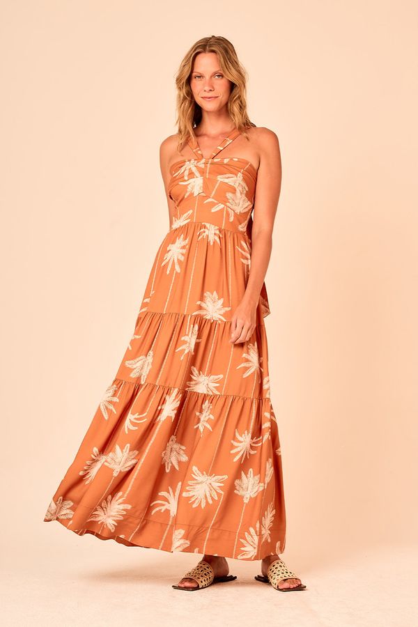 Vestido Cropped Coqueiro Minimalist - Estampado