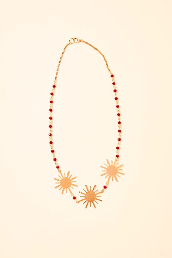 Colar Metal Solar - Dourado