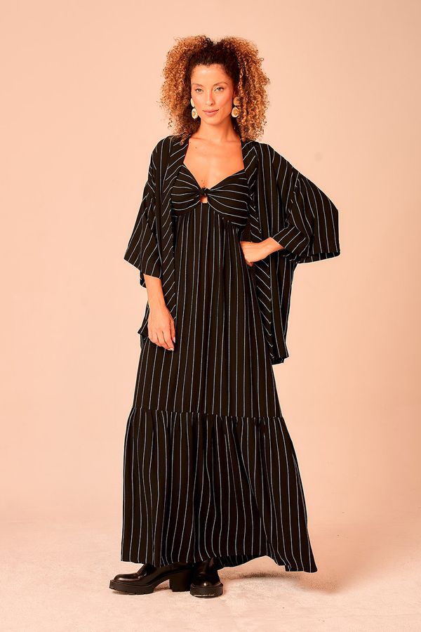 Vestido Cropped Listras P/b - Listrado