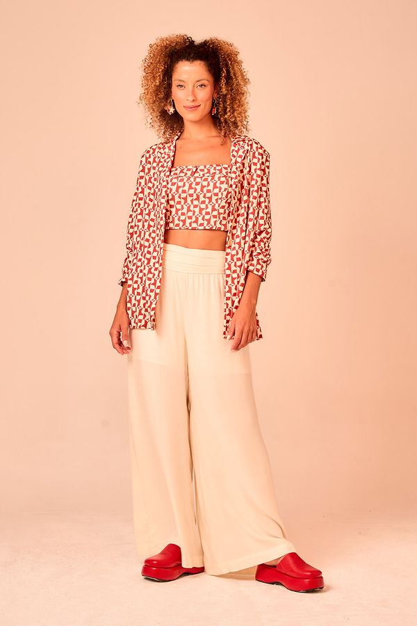 Cropped Estrelado - Estampado