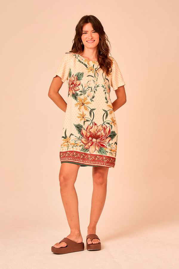 Vestido Curto Beleza da Floresta - Estampado