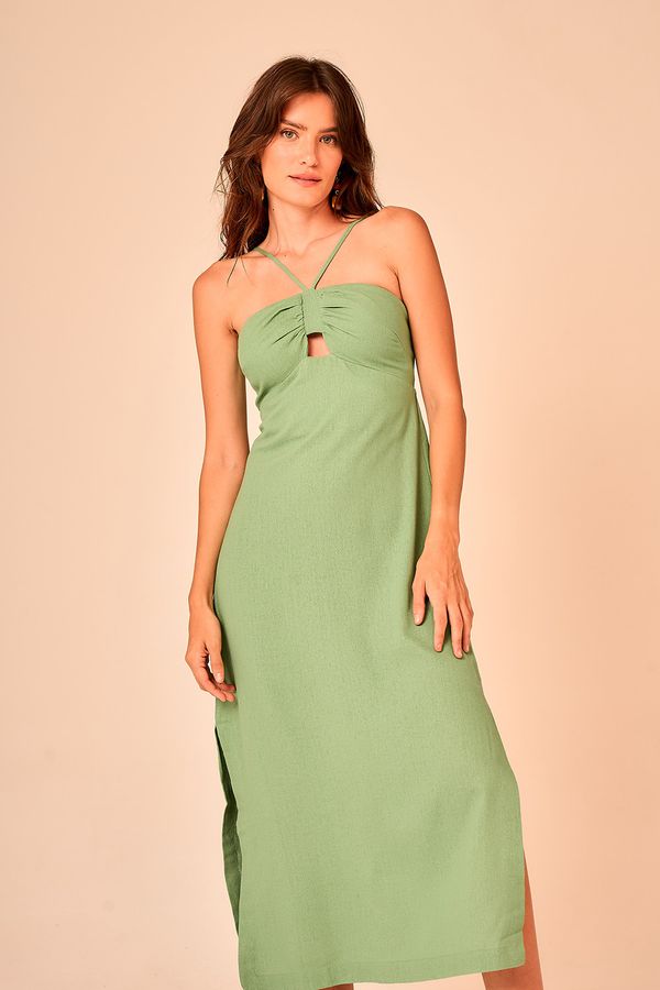 Vestido Cropped Malta - Verde Wasabi