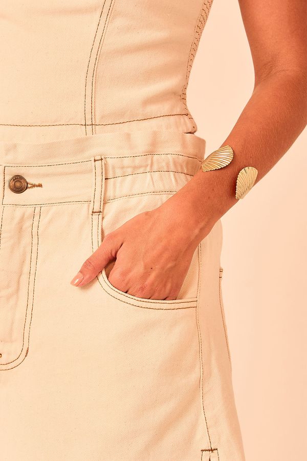 Bracelete Palm - Dourado
