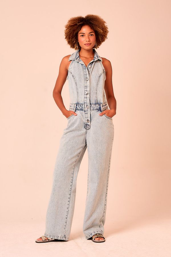 Macacao Jeans Marine - Jeans