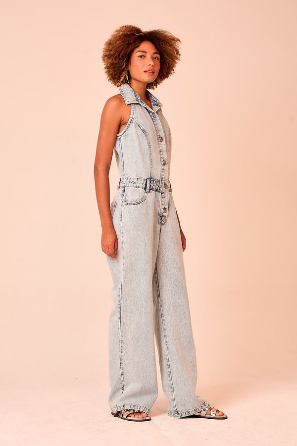 Macacao Jeans Marine - Jeans