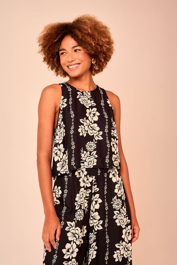 Blusa Floral Leveza - Estampado