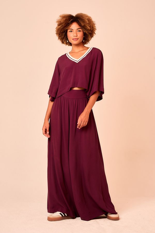 Calca Pantalona Lotus - Roxo