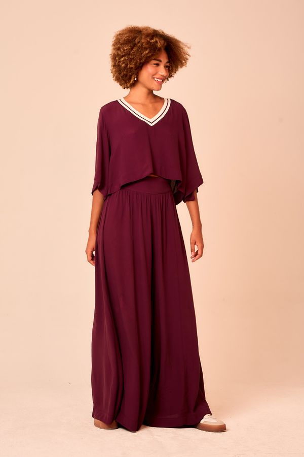 Calca Pantalona Lotus - Roxo