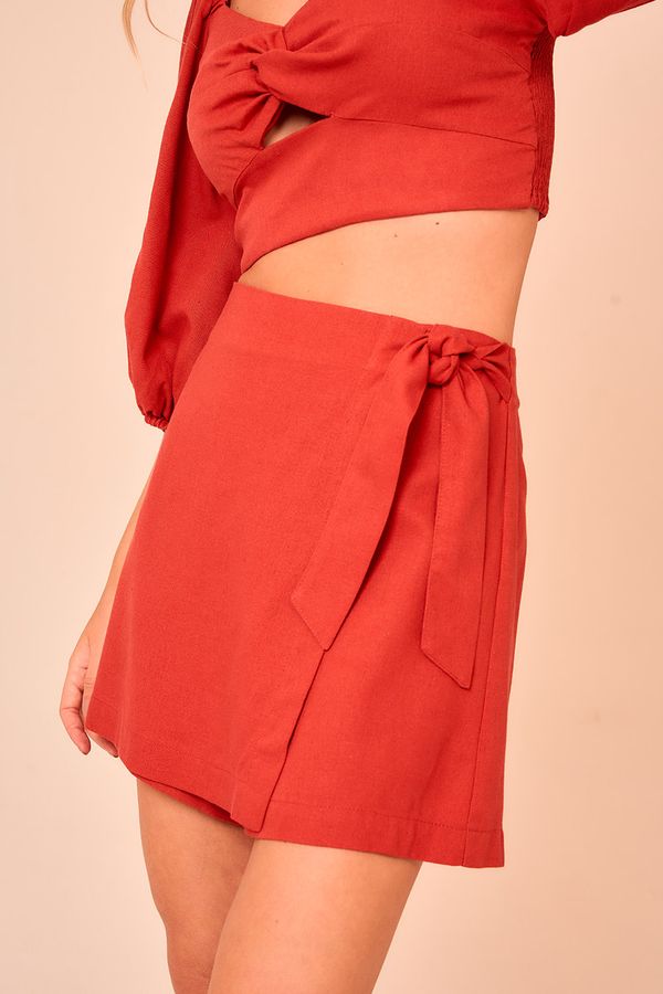 Short Saia Trilha - Laranja