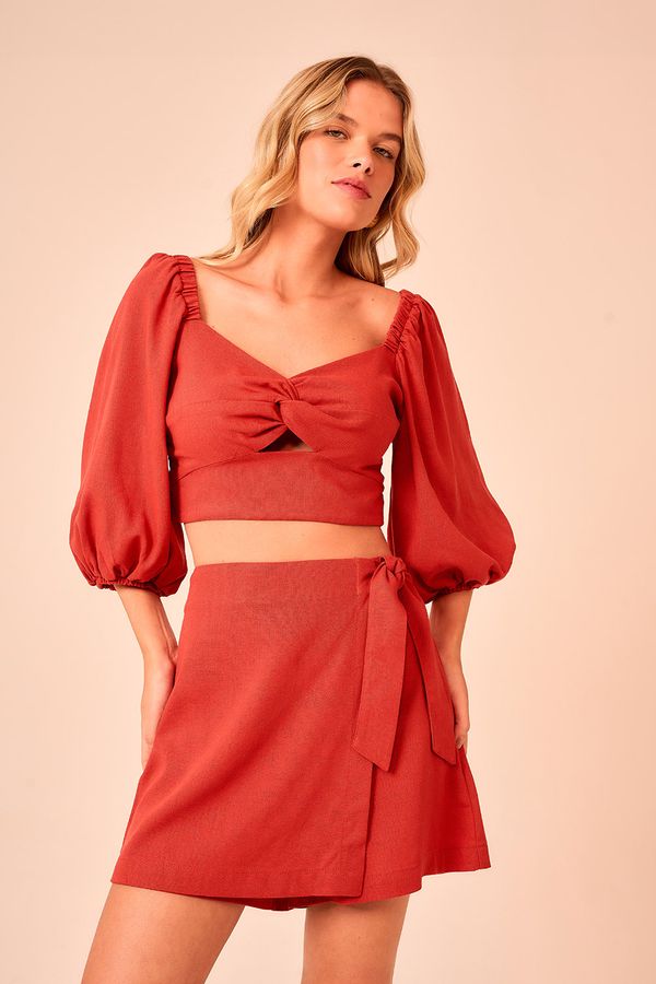 Blusa Trilha - Laranja