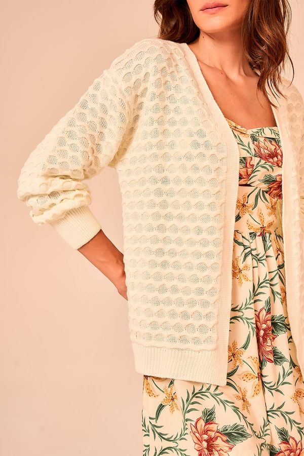 Cardigan Escamas - Off