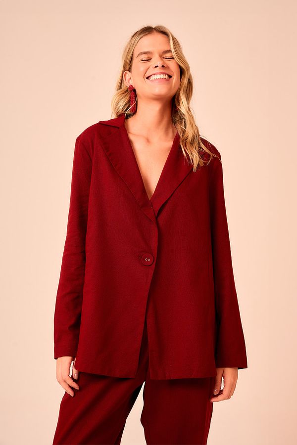 Blazer Laguna - Vermelho Tinto