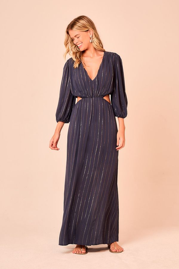 Vestido Longo Respiro - Azul