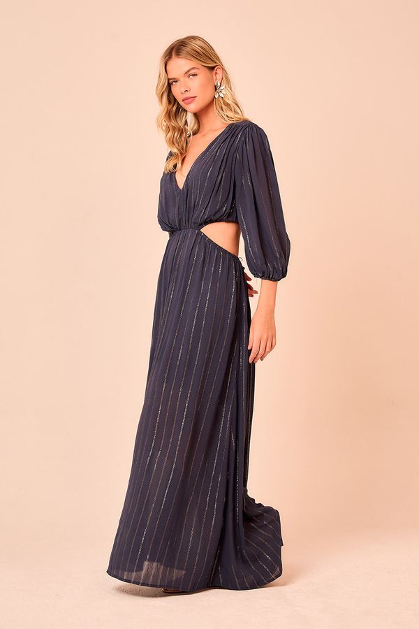 Vestido Longo Respiro - Azul