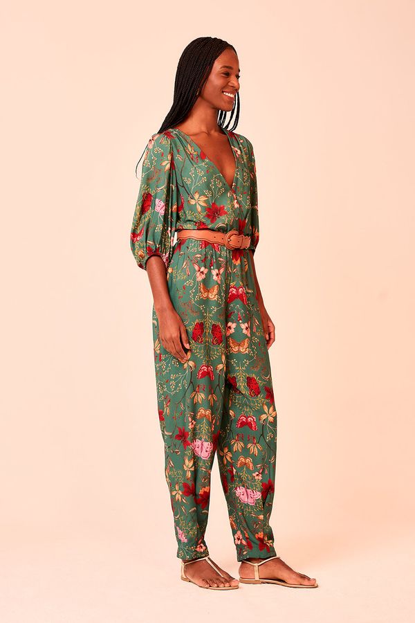 Macacão Natureza Espelhada - Estampado