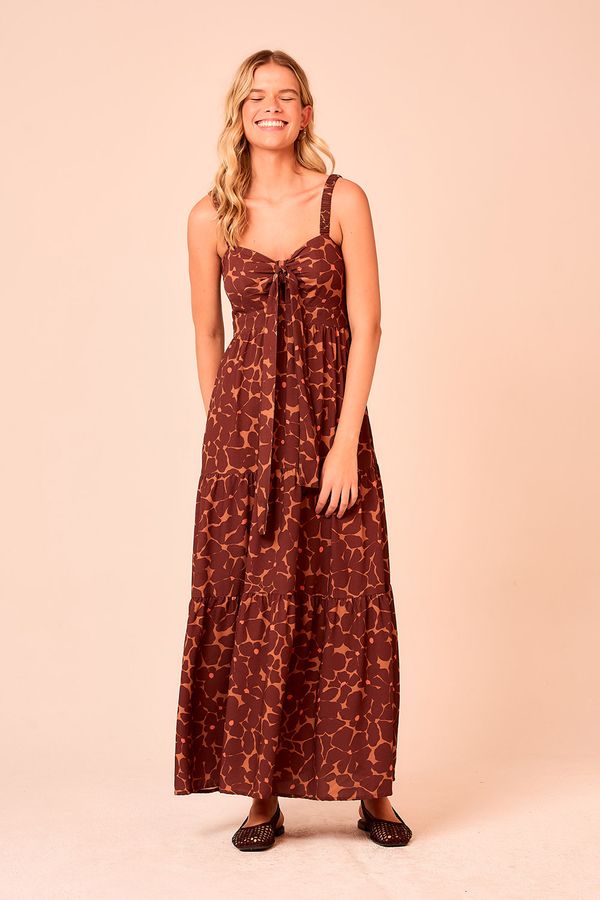 Vestido Cropped Floral Silvestre - Estampado