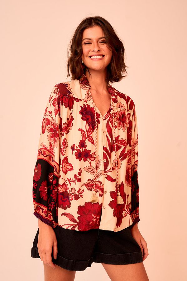 Bata Barrado Boho - Estampado
