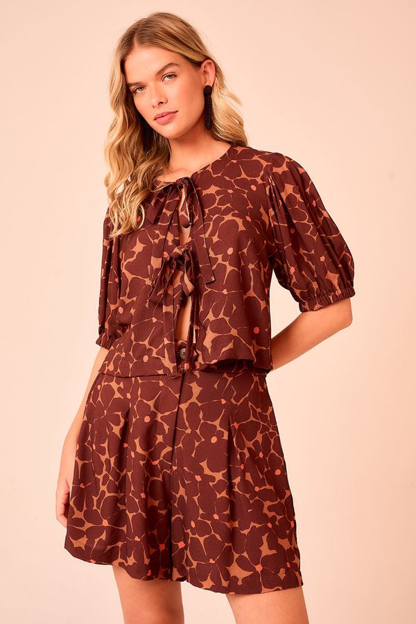 Blusa Floral Silvestre - Estampado