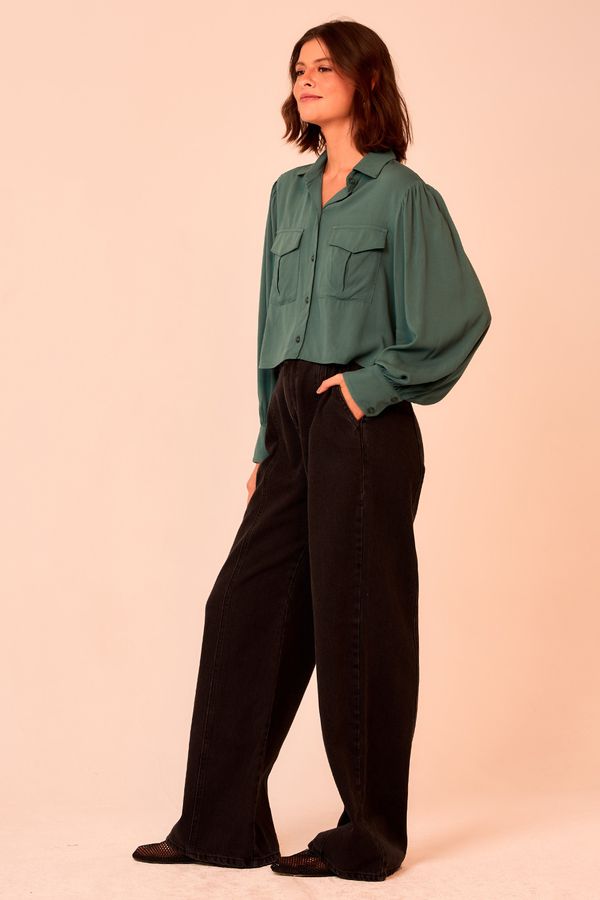 Camisa Orquidea - Verde Selva