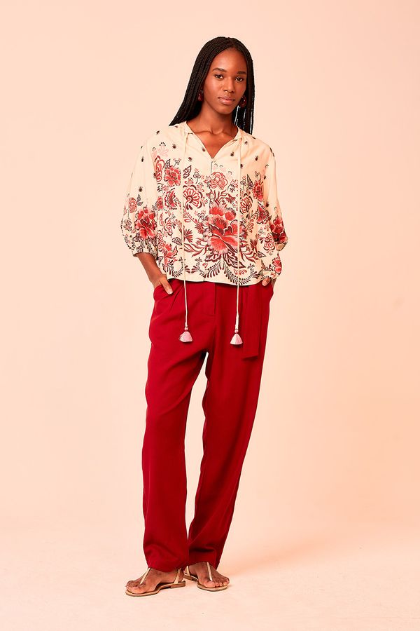 Calca Celine - Vermelho Rubi
