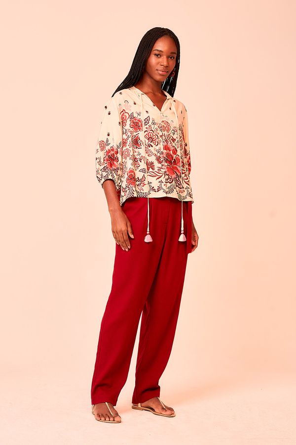 Calca Celine - Vermelho Rubi