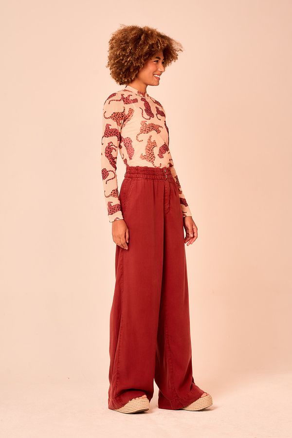 Calca Tencel Color - Vermelho Tinto