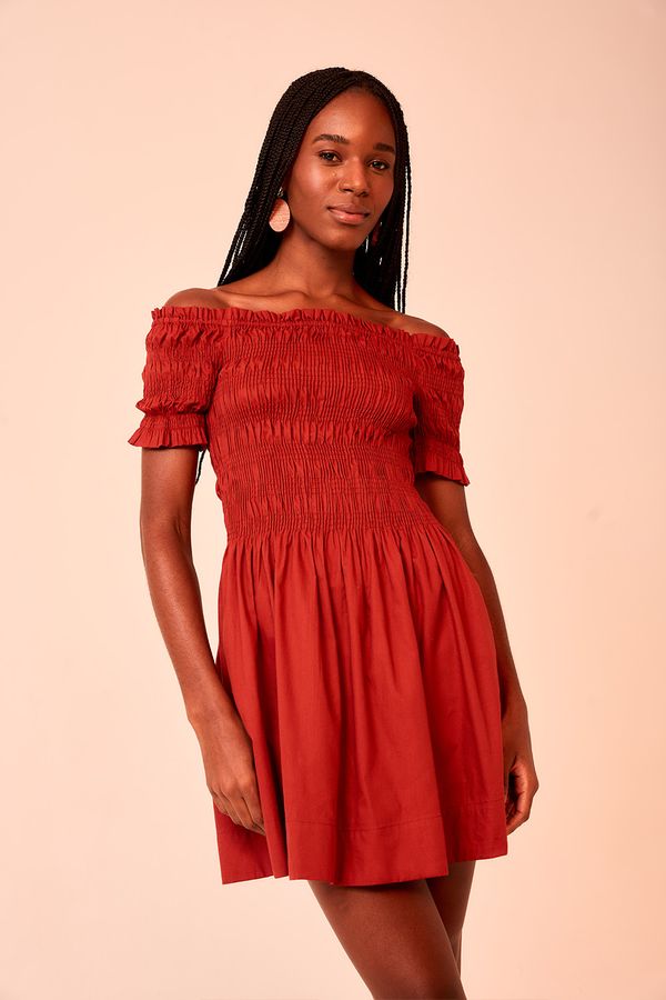 Vestido Curto Sierra - Vermelho Rubi