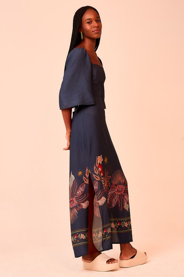 Vestido Cropped Poesia - Estampado