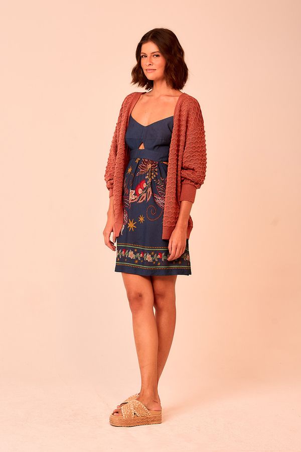 Vestido Curto Poesia - Estampado