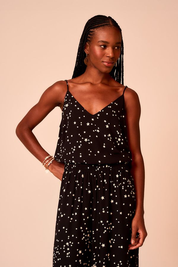 Blusa Noite Estrelada - Estampado