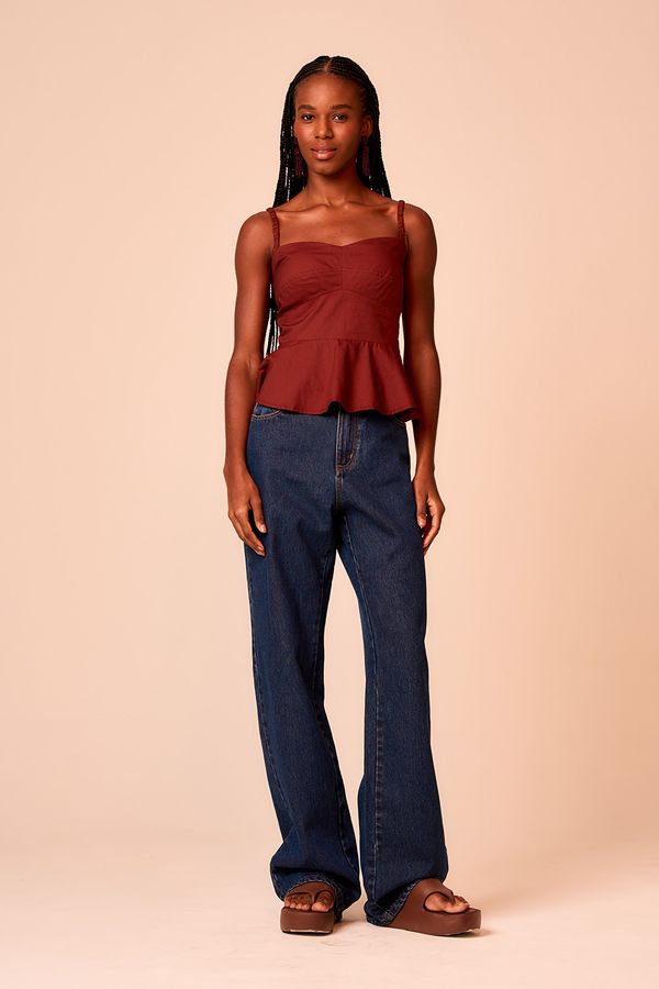 Blusa Cacau - Marrom Cacau