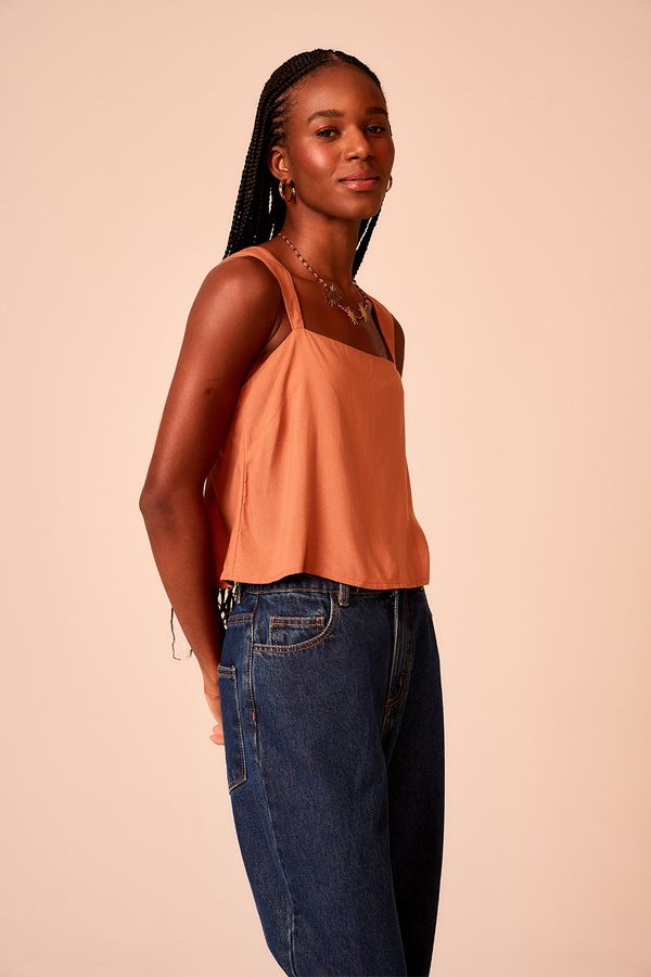 Blusa Refugio - Marrom