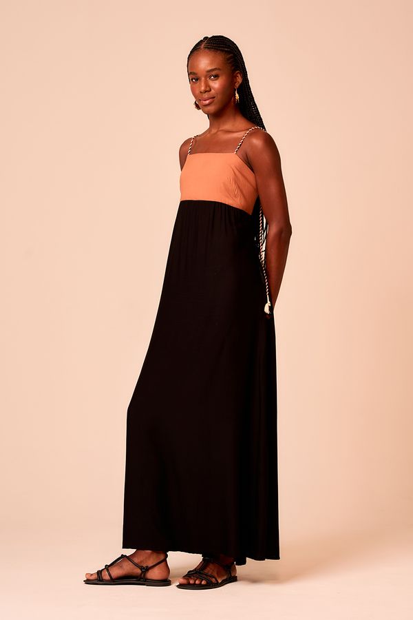 Vestido Cropped Refugio - Bicolor