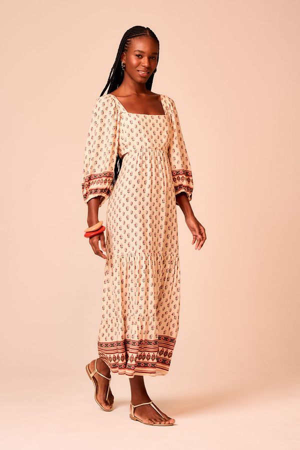 Vestido Cropped Gravataria Lirica - Estampado