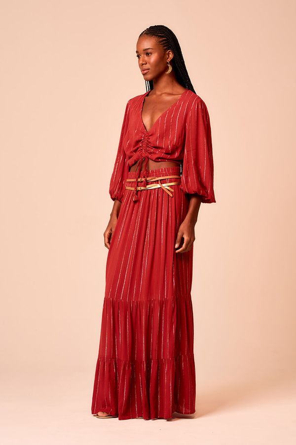 Cropped Lyra - Vermelho Tinto