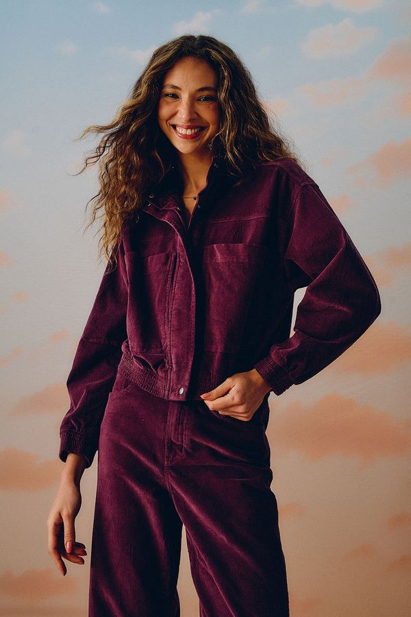Jaqueta Cotele Classic - Roxo Berinjela