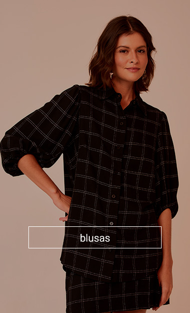 blusa xadrez